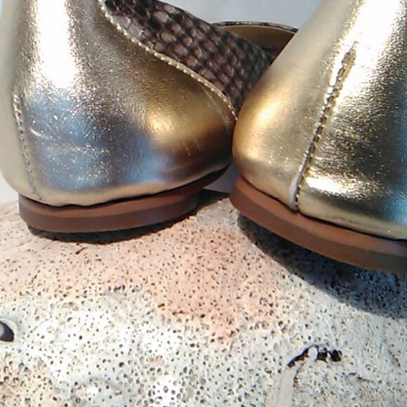 Saks Fifth Avenue Snake Embossed Flats - Picture 8 of 12